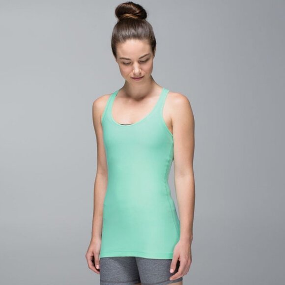 Lululemon Women's Cool Racerback Tank - Green - Picture 1 of 5